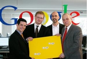 Stadtpräsident Zürich im  züricher Google Forschungszentrum