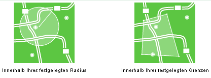Regionale Google Anzeigen - Radius, Grenzen