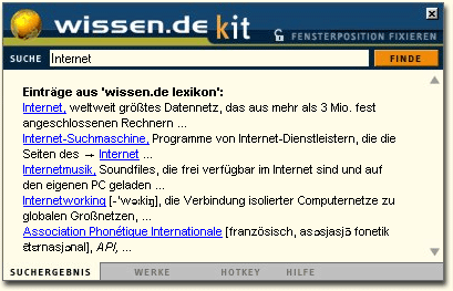Dowload wissen.de kit