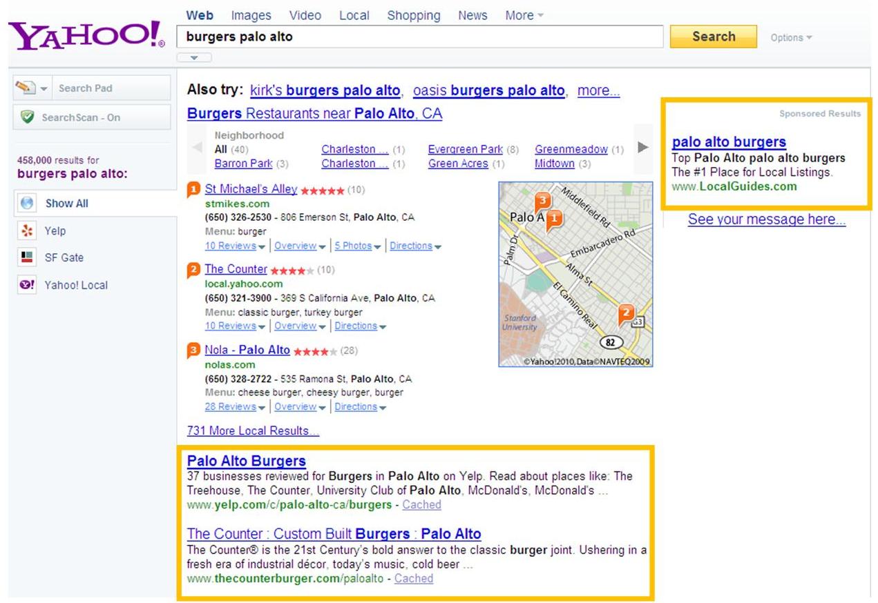Yahoo! testet Bing Anzeigen