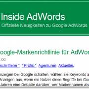 Geschützte Begriffe dürfen ab Oktober 2010 in Google AdWords Anzeigen