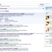 Instant Preview – Vorschau auf Webseiten in Google Ergebnissen