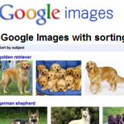 Google Bilder thematisch sortieren