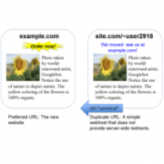 “Weiterleitung” mit Canonical-Links